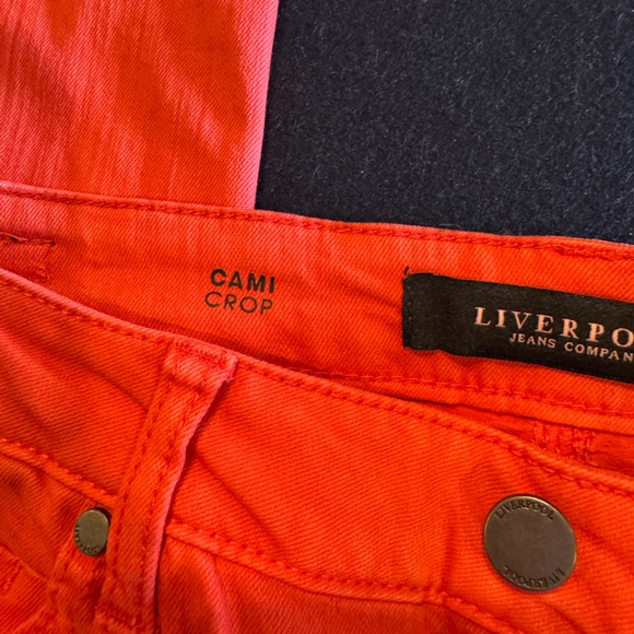 Liverpool Coral Women Capri Cropped Jeans 6/28 - Picture 5 of 7